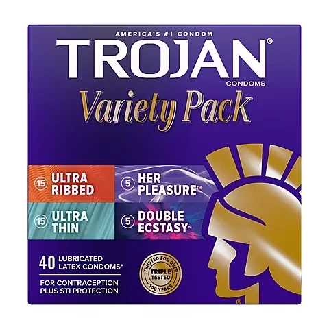 Trojan Variety Pack, 40 Condoms