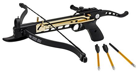 Self Cocking Metal Crossbow 80-lb