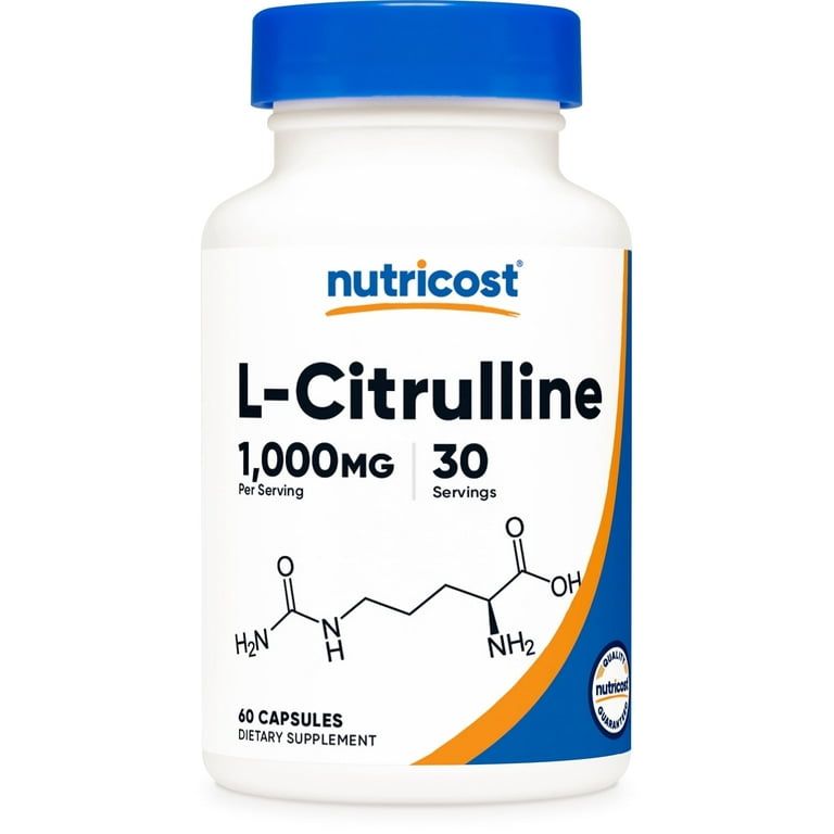 Nutricost L-Citrulline 500mg, 60 Capsules