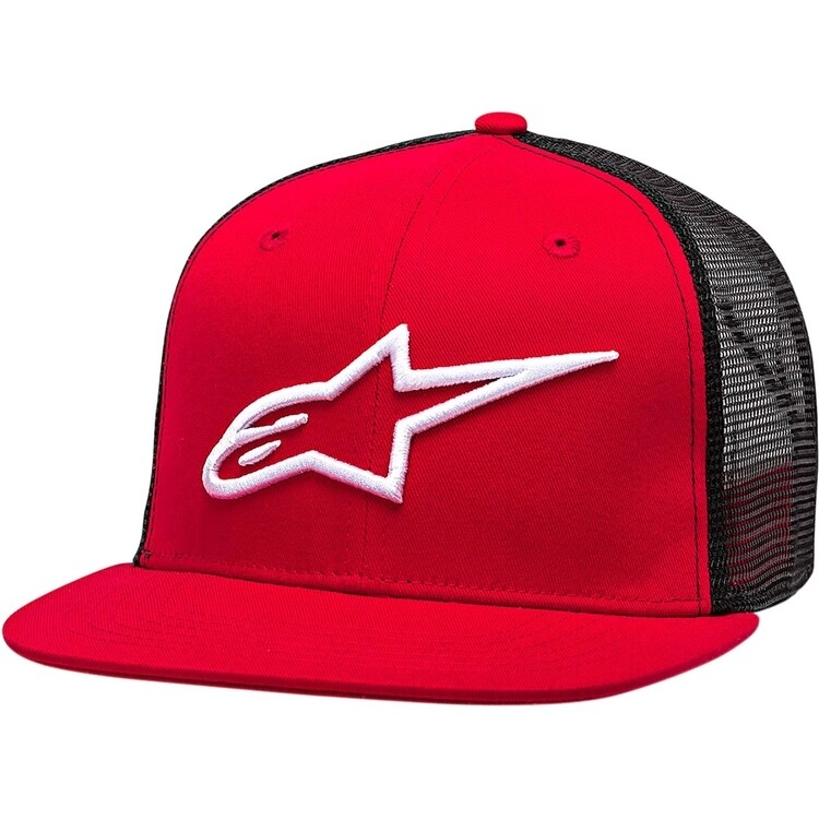 GORRA ALPINESTARS CORP TRUCKER ROJO NEGRO GORRA ALPINESTARS CORP TRUCKER ROJO NEGRO