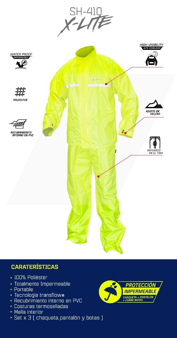 IMPERMEABLE SHAFT 410 VERDE