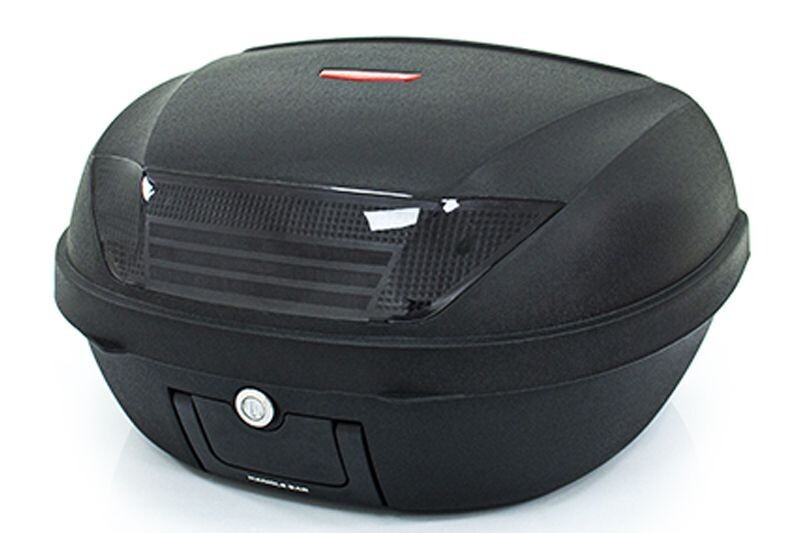 MALETERO PARA MOTO DE DOS CASCOS CROSSER NEGRO MALETERO PARA MOTO DE DOS CASCOS CROSSER NEGRO