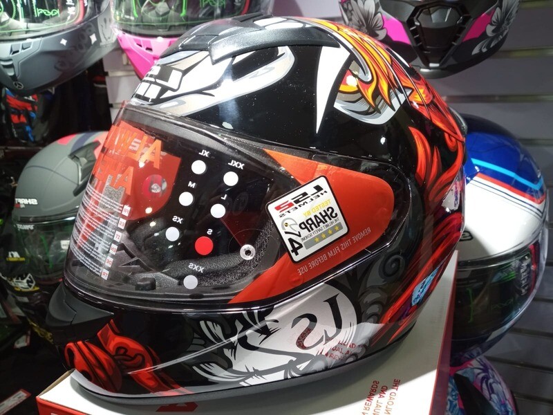 LS2 352 FOO DOG BLACK / RED LS2 352 FOO DOG BLACK / RED