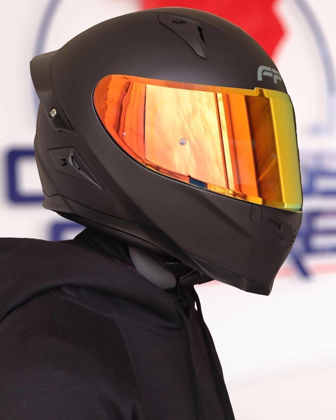 CASCO IGNITION NEGRO MATE / REVO RED