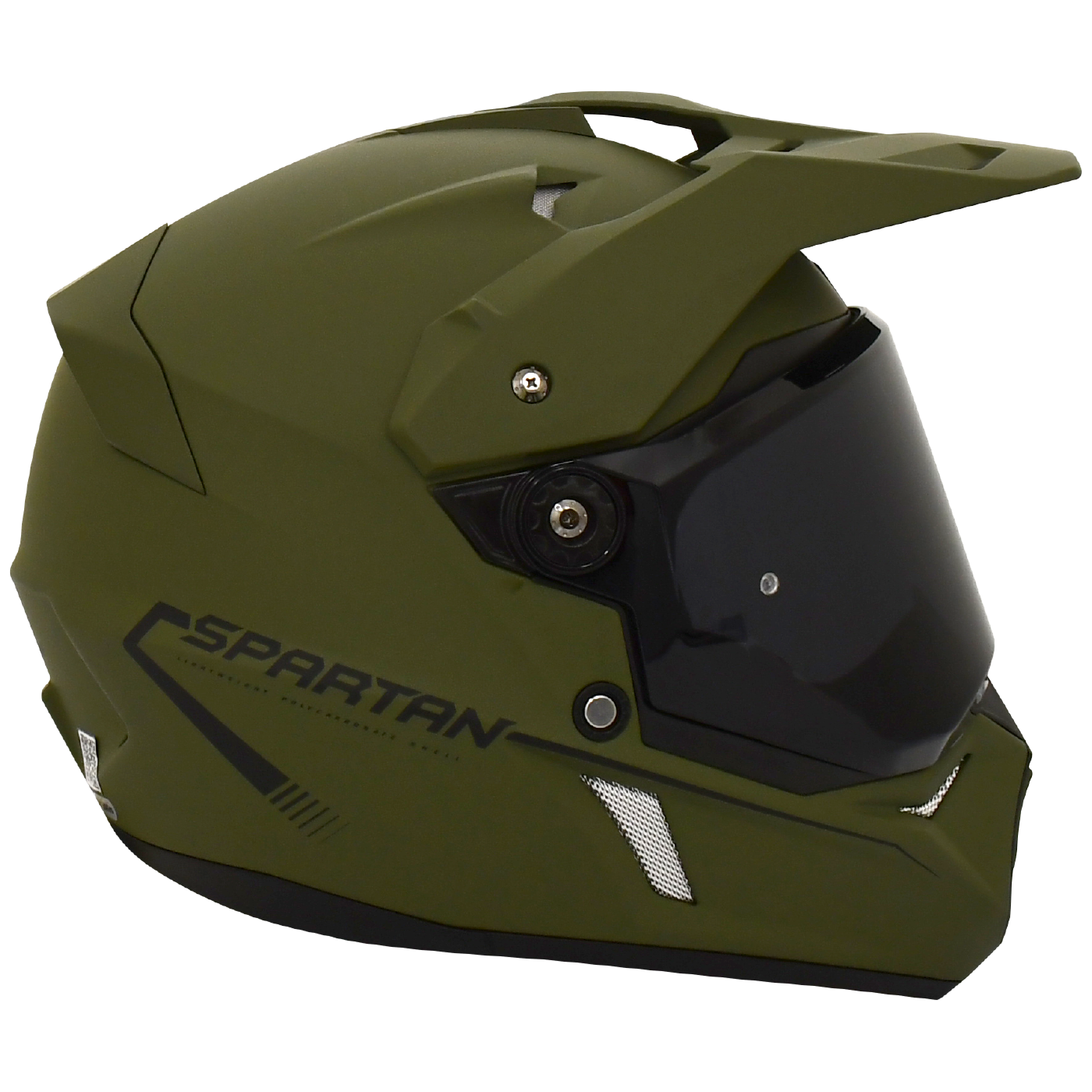 CASCO SPARTAN WOLF SOLID VERDE