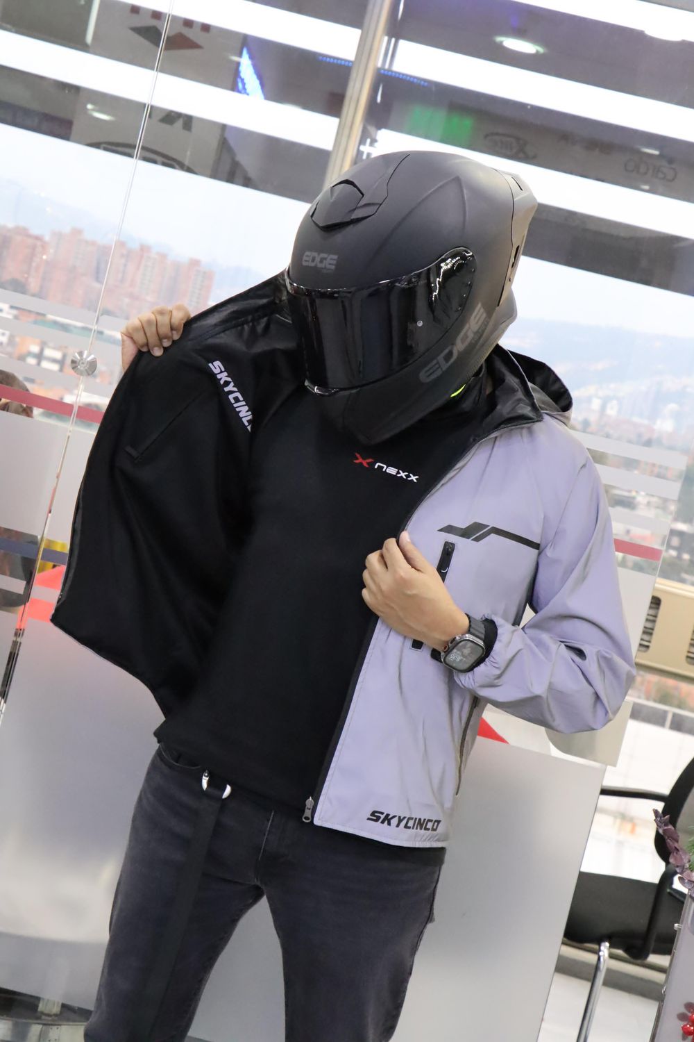 CHAQUETA SKY CINCO REFLECTIVA  DOBLE FAZ