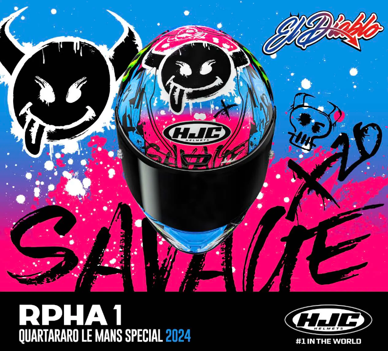 CASCO HJC RPHA-1 QUARTARARO LEMANS 2024