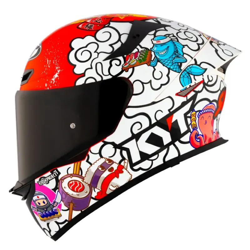 CASCO KYT TT-REVO SUSHI TIME + SPOILER