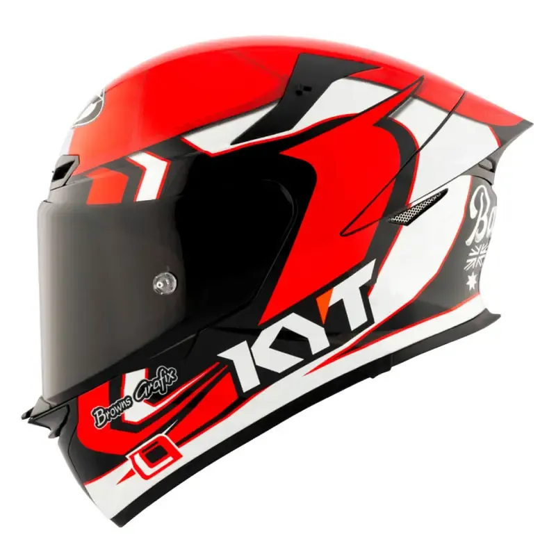 CASCO KYT TT-REVO BAYLISS + SPOILER