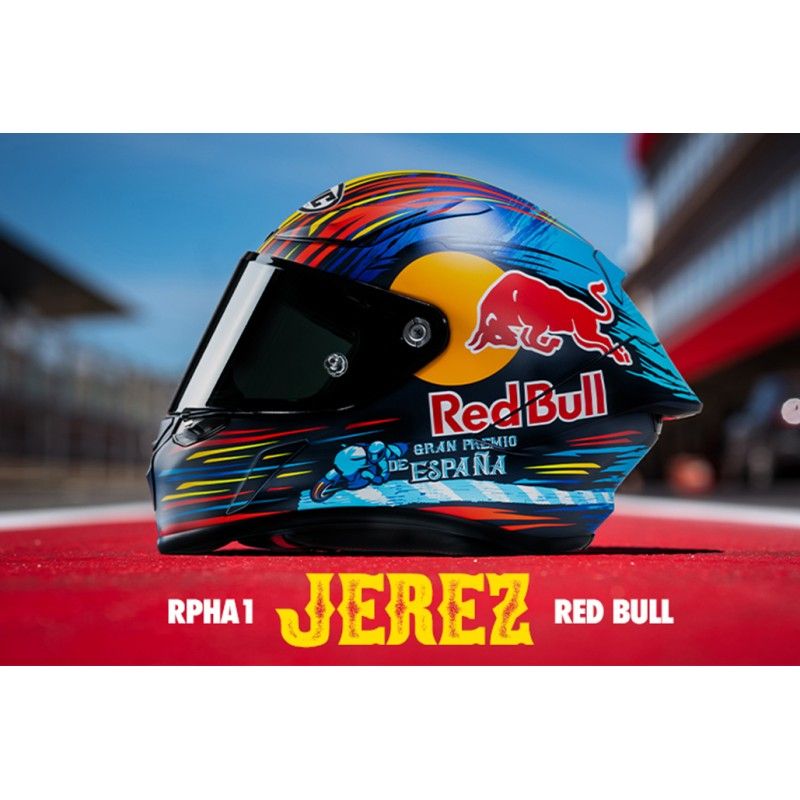 CASCO HJC RPHA-1 RED BULL JEREZ