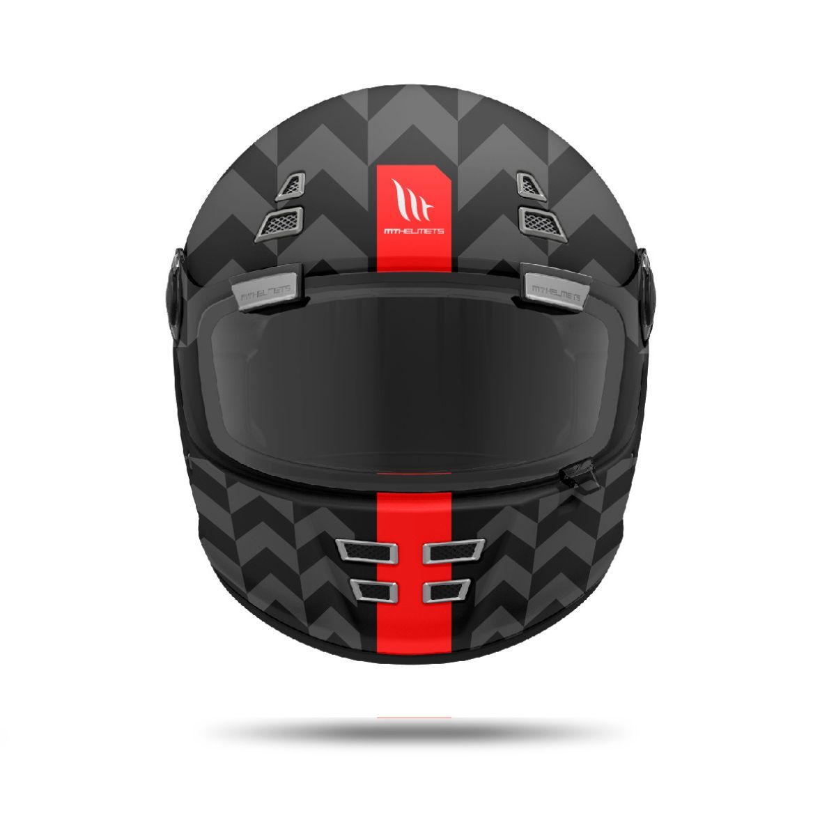 CASCO MT JARAMA  PSYCHO // GRIS NEGRO