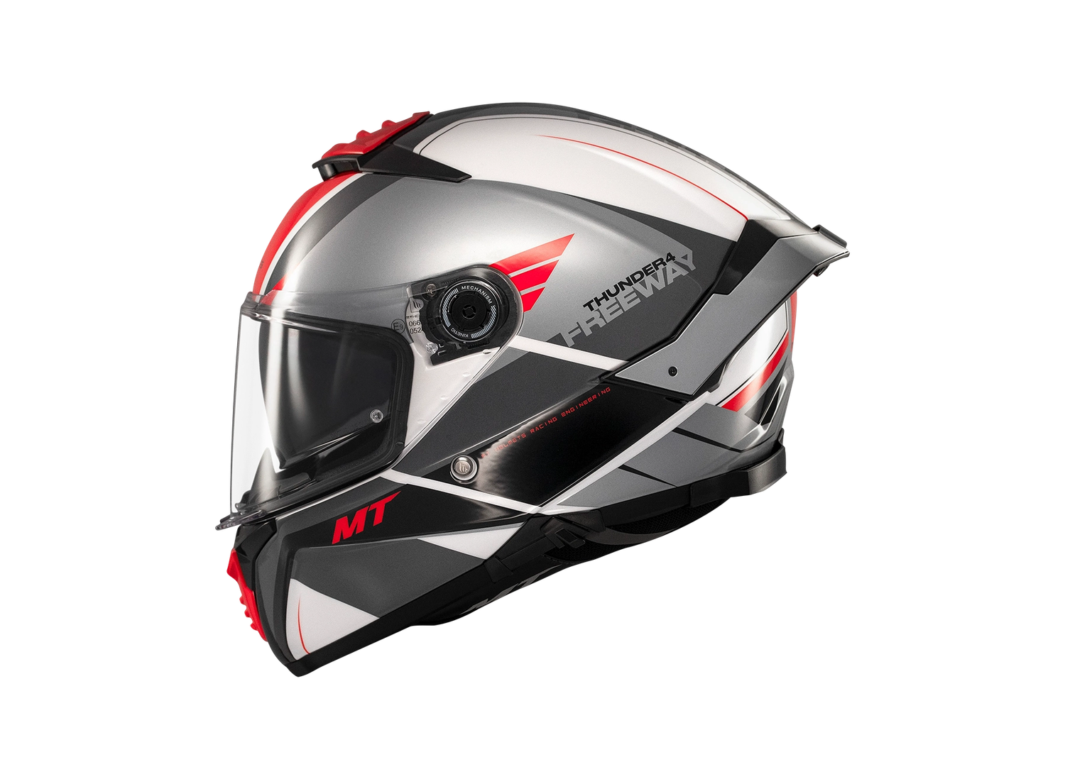 CASCO MT THUNDER 4 SV FREEWAY GRIS/ROJO