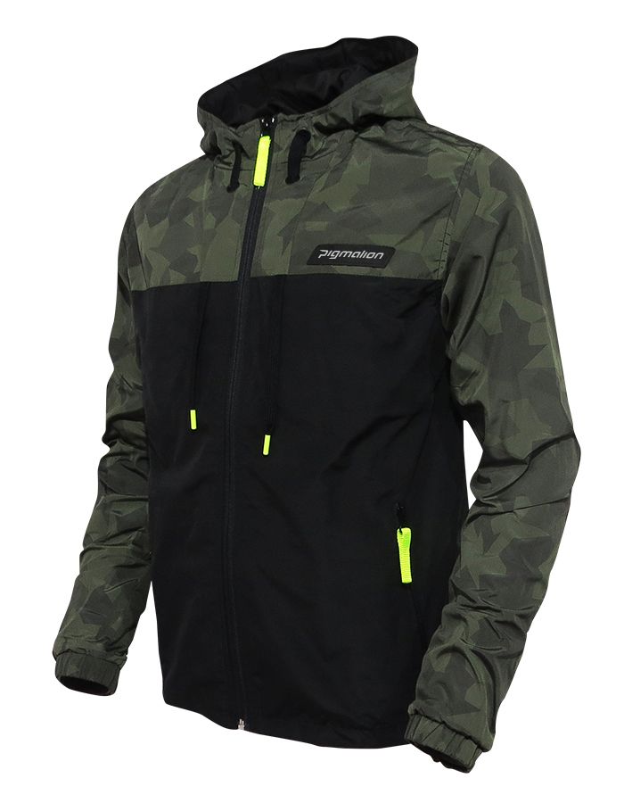 CHAQUETA PIGMALION CORTA VIENTOS PREMIUM CAMO VERDE