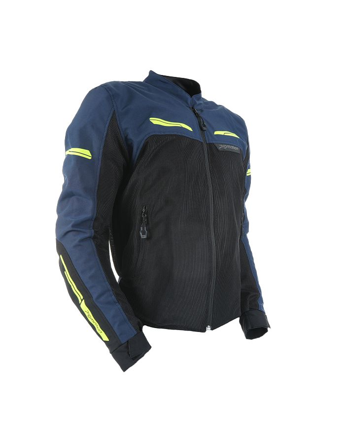 CHAQUETA PIGMALION DE PROTECCION PARA MOTO GENESIS PRO VERANO AZUL HOMBRE