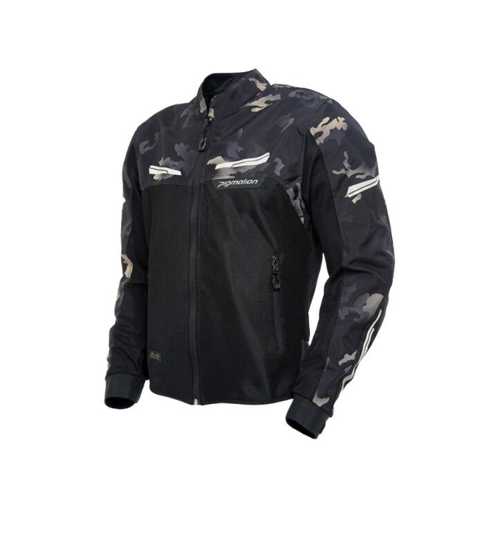 CHAQUETA PIGMALION DE PROTECCION PARA MOTO GENESIS PRO VERANO VERDE HOMBRE