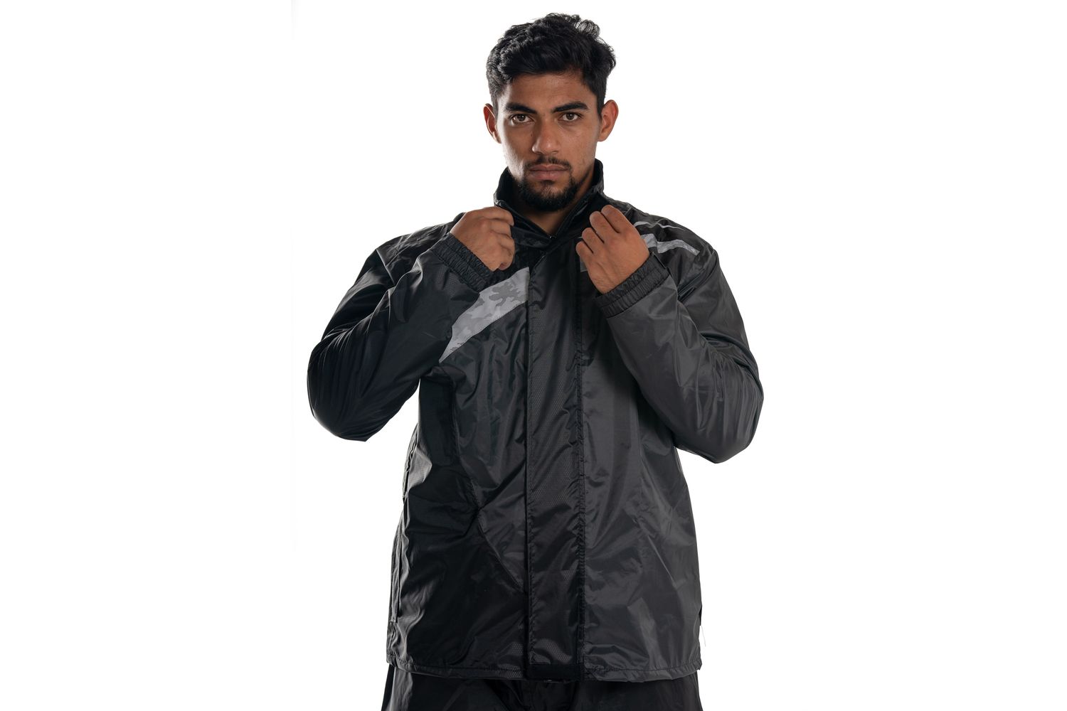 IMPERMEABLE VETROX PREMIUM HOMBRE NEGRO / GRIS