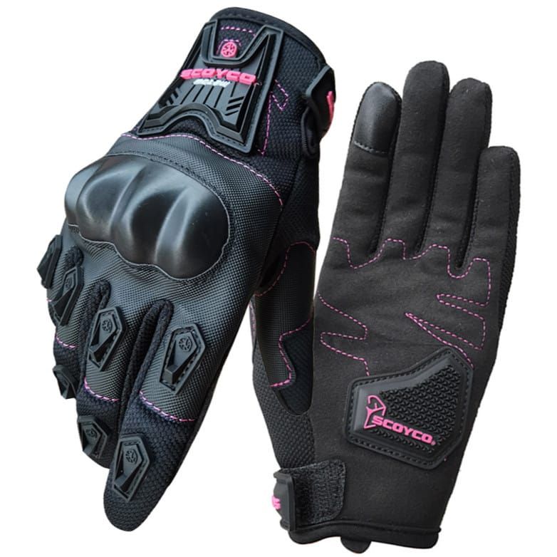 GUANTES SCOYCO MC12 WP/ ROSADO