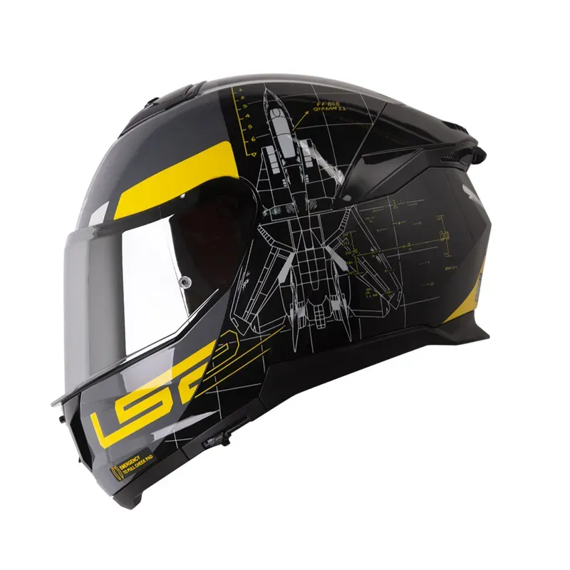 CASCO LS2 FF 808 AIR FORCE