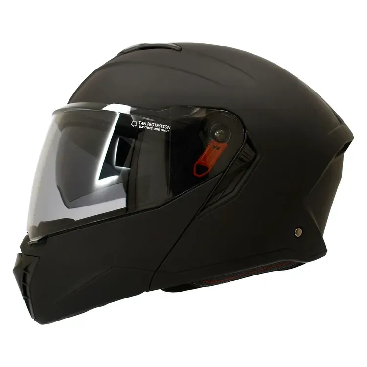 CASCO KONTROL TROOPER ABATIBLE // NEGRO MATE