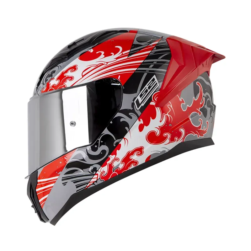 CASCO LS2 810 KAME ROJO