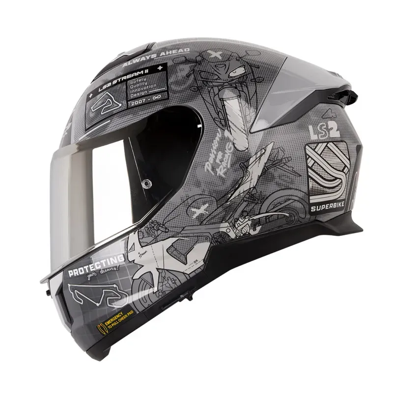 CASCO LS2 FF 808 STREAM II GP