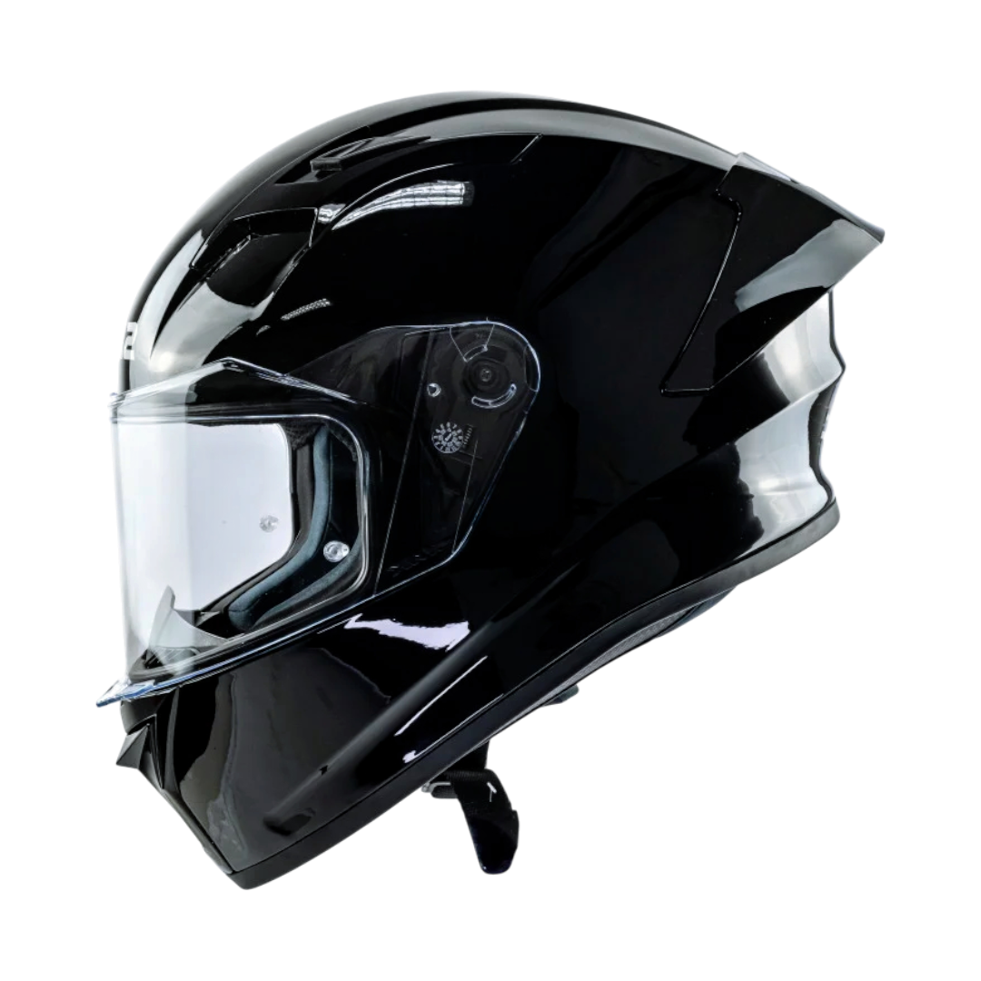 CASCO SMK STELLAR SPORT S01 // NEGRO BRILLANTE
