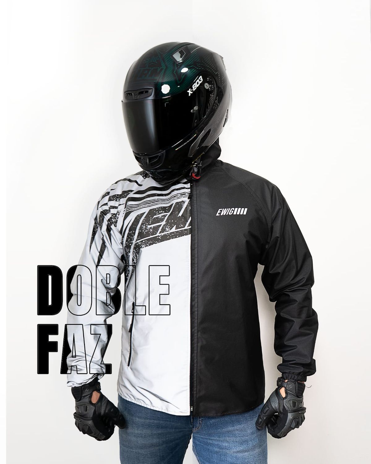 CHAQUETA REFLECTIVA EWIG DOBLE FAZ