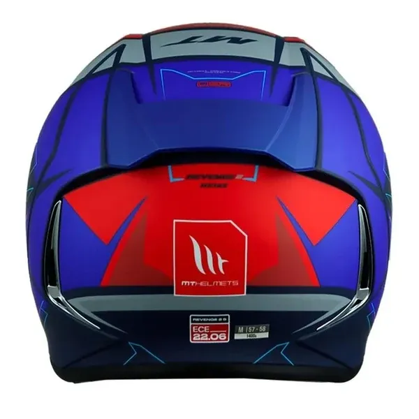 CASCO MT REVENGE 2S HATAX // MATE AZUL