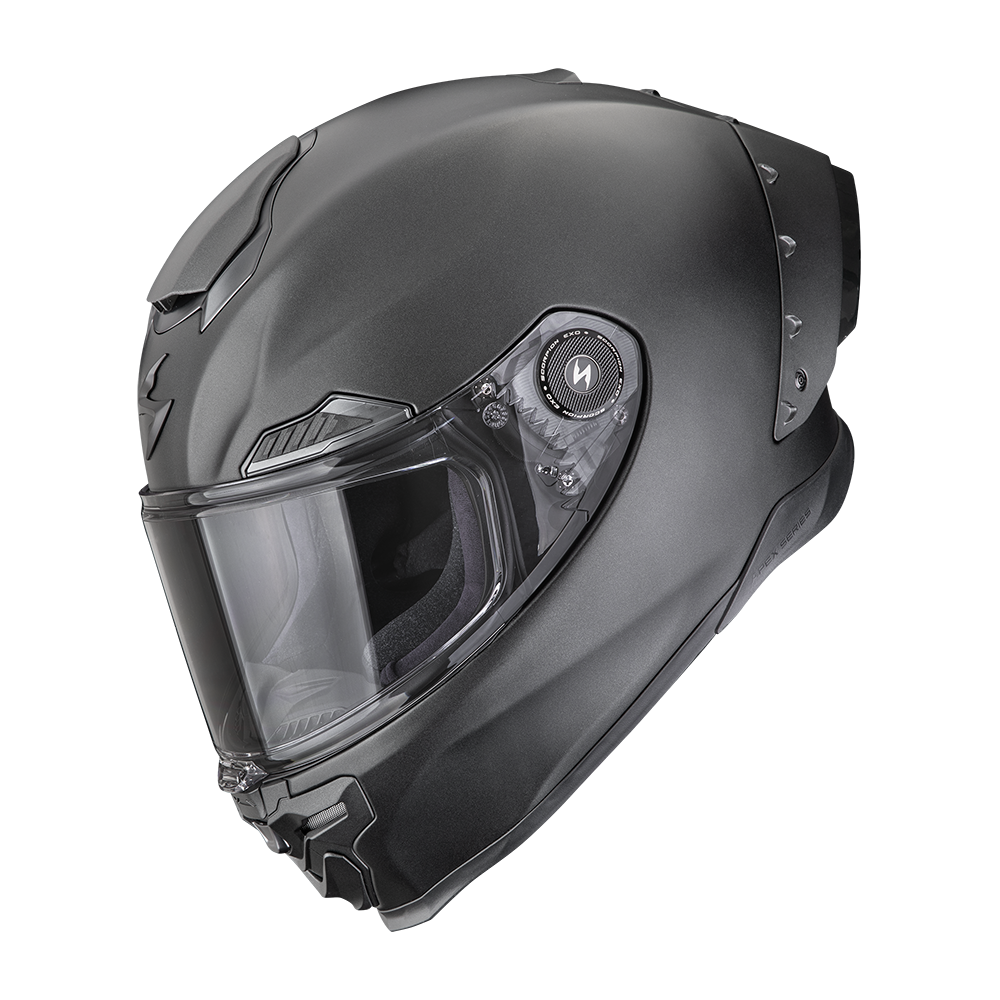 CASCO SCORPION EXO RACE AIR // NEGRO MATE