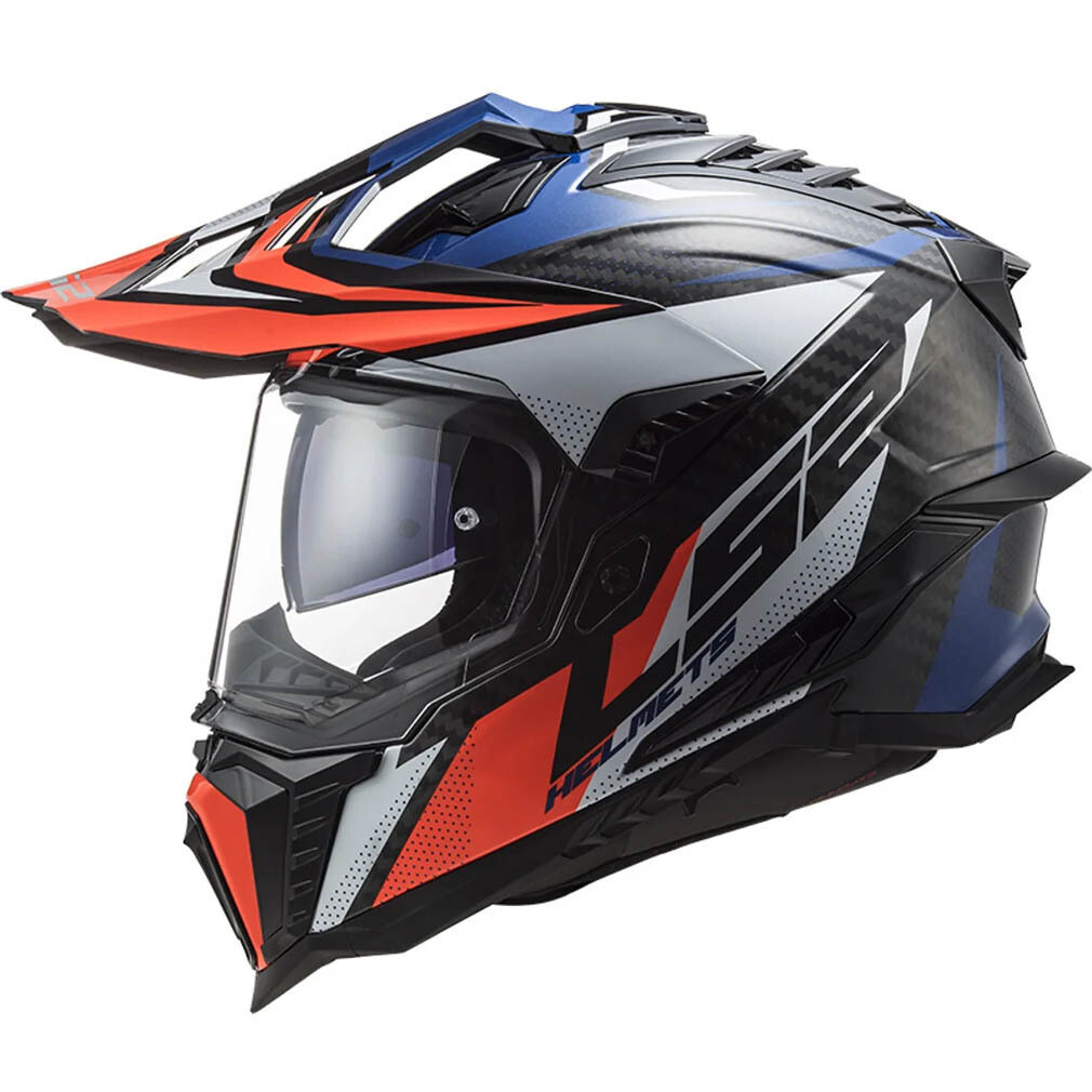 CASCO LS2 MX701 EXPLORER FOCUS BLANCO ROJO