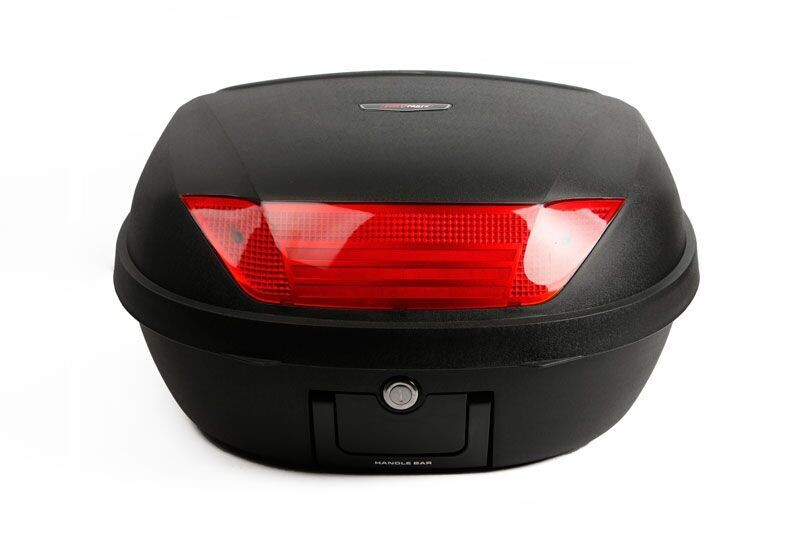 MALETERO FP PARA MOTO DE DOS CASCOS CROSSER ROJO