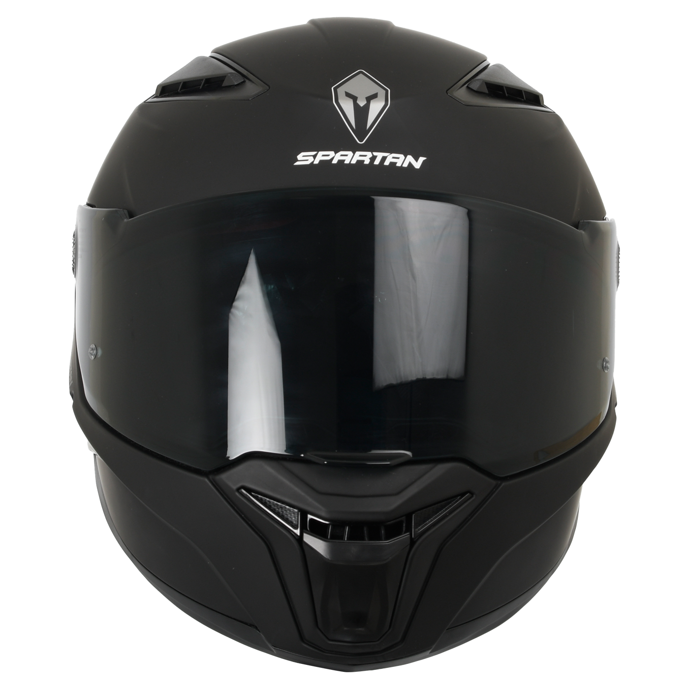 CASCO SPARTAN PANTHER  SOLID // NEGRO MATE