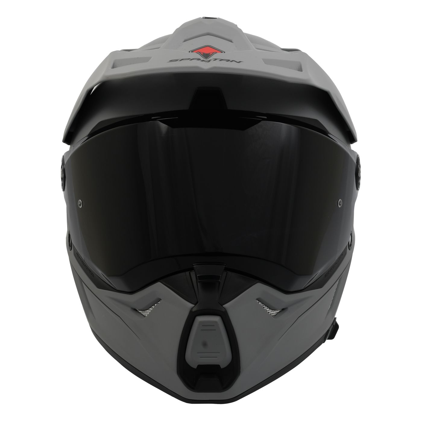 CASCO SPARTAN WOLF SOLID GRIS MATE