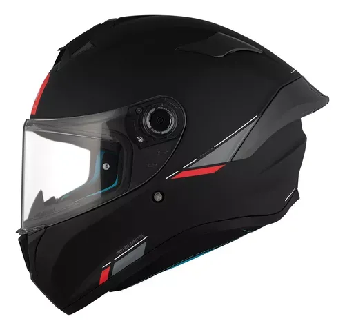 CASCO MT TARGO S SOLID // NEGRO MATE