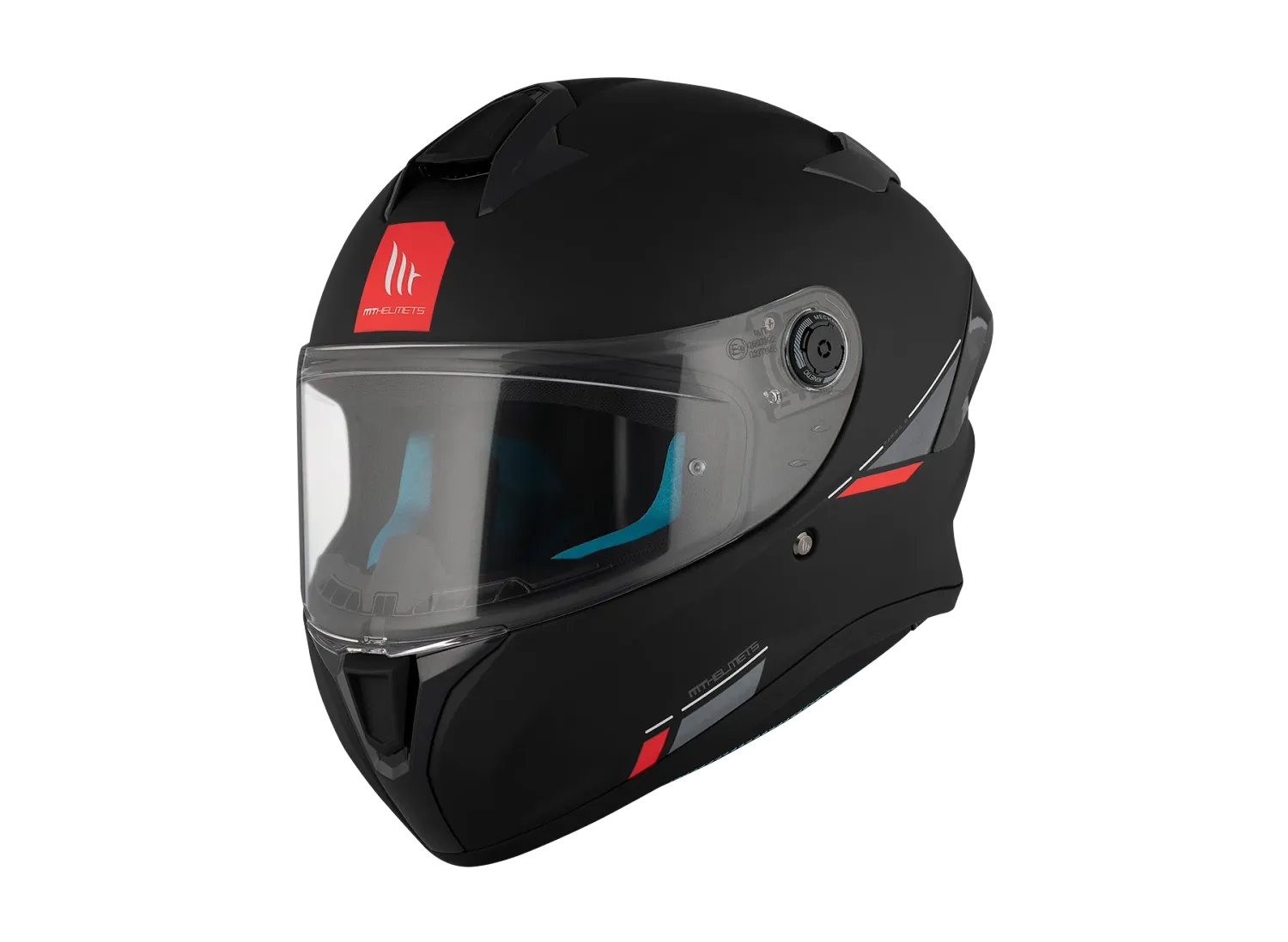 CASCO MT TARGO S SOLID // NEGRO MATE