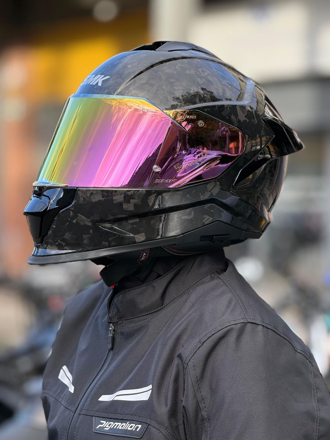 CASCO SMK TITAN CARBON FORJADO