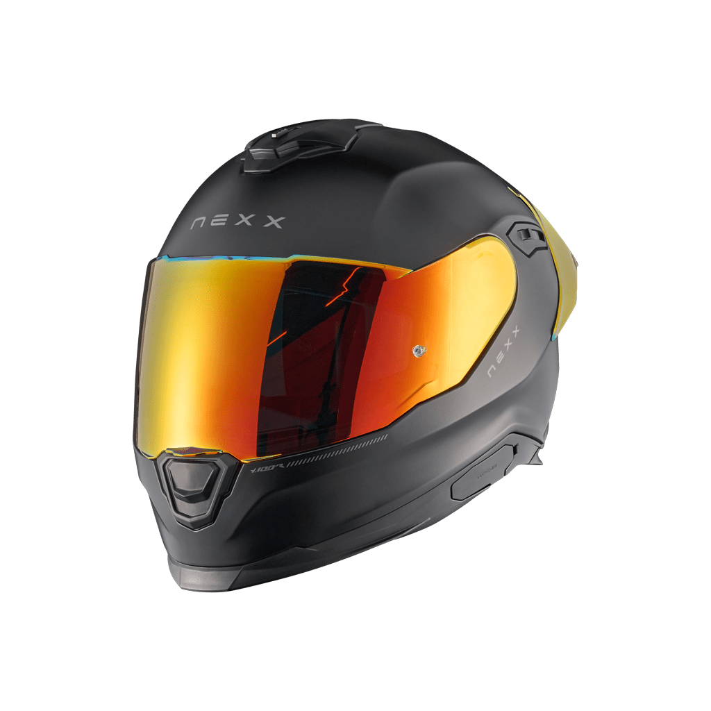 CASCO NEXX Y.100R SUBSONIC NEGRO / ROJO