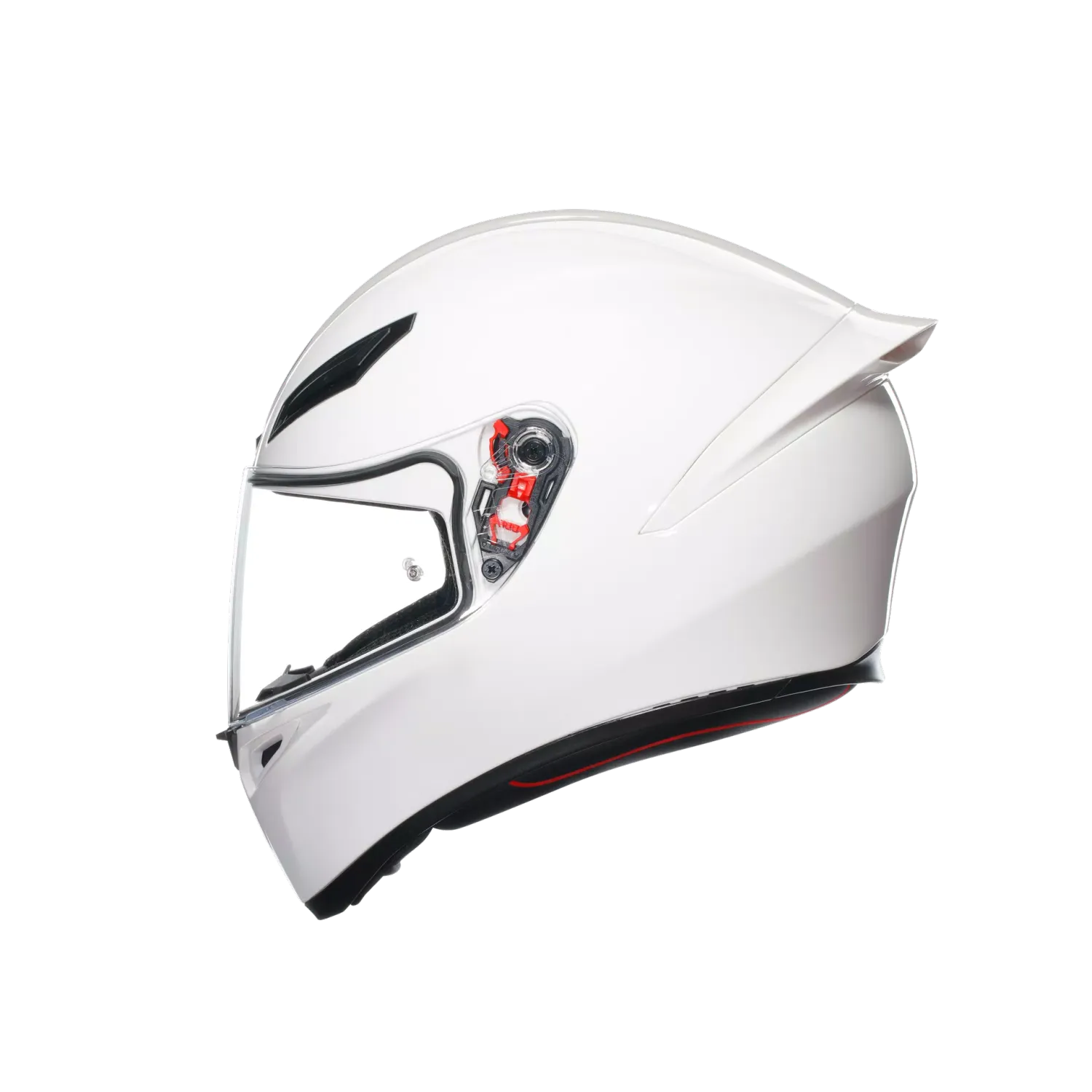 CASCO AGV K1 S MONO SOLID / BLANCO BRILLO