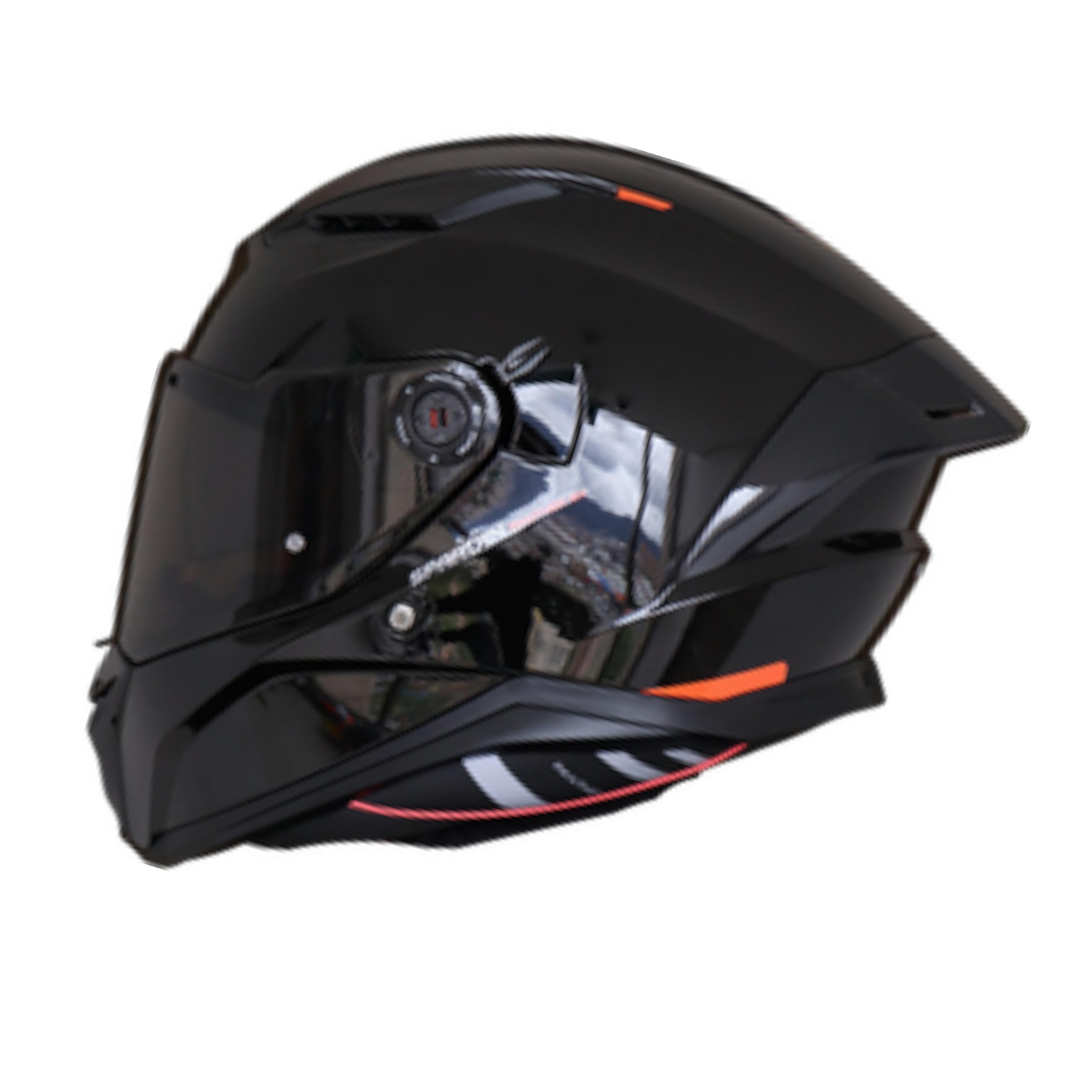 CASCO SPARTAN PANTHER  SOLID // NEGRO BRILLANTE