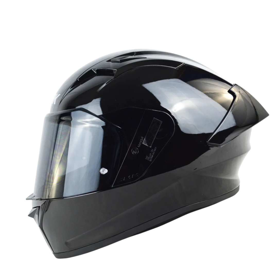 CASCO SMK STELLAR SOLID // NEGRO BRILLANTE