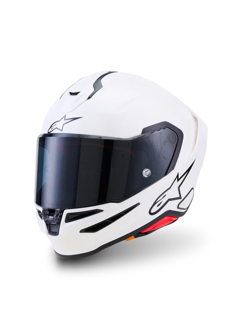 CASCO ALPINESTARS SUPERTECH R7 SOLID - BLANCO BRILLANTE