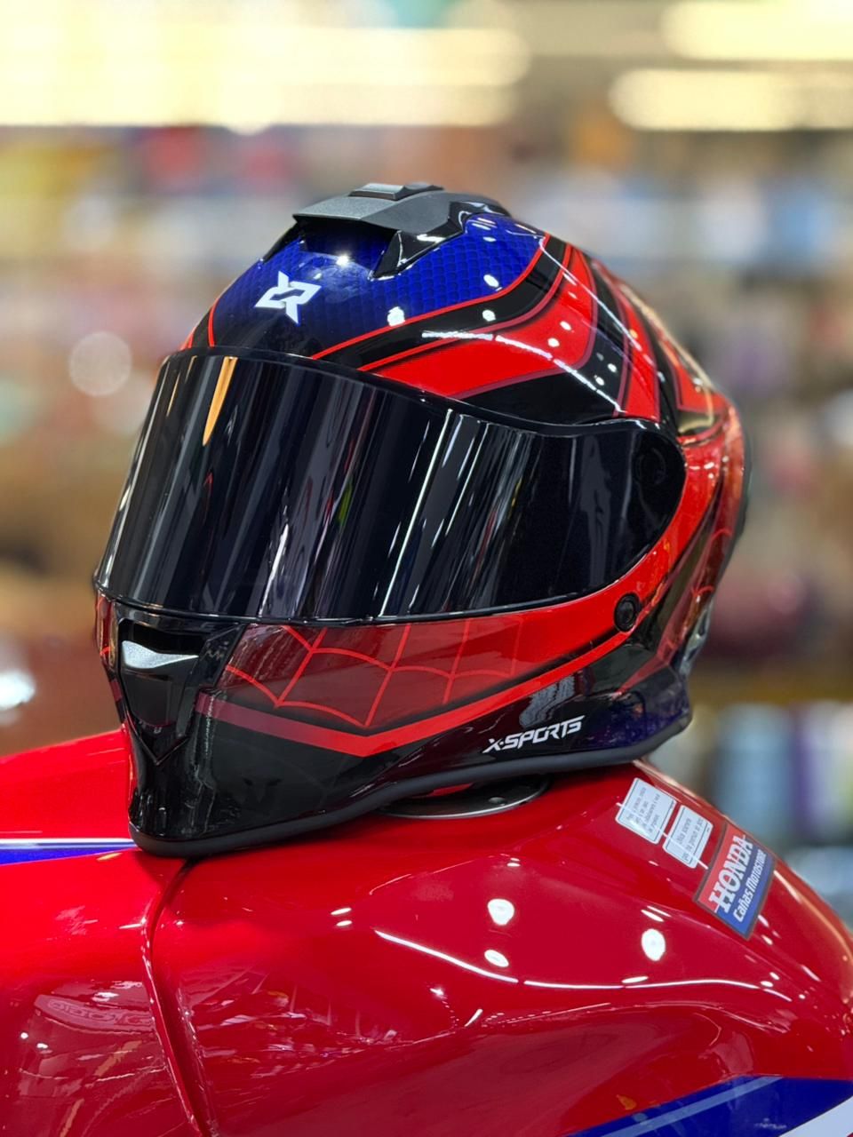 CASCO X-SPORTS V151 MARVEL SPIDER MAN 2 - BRILLANTE