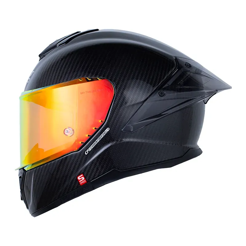 CASCO SHAFT  PRO 620 CARBON 3K / NEGRO ROJO
