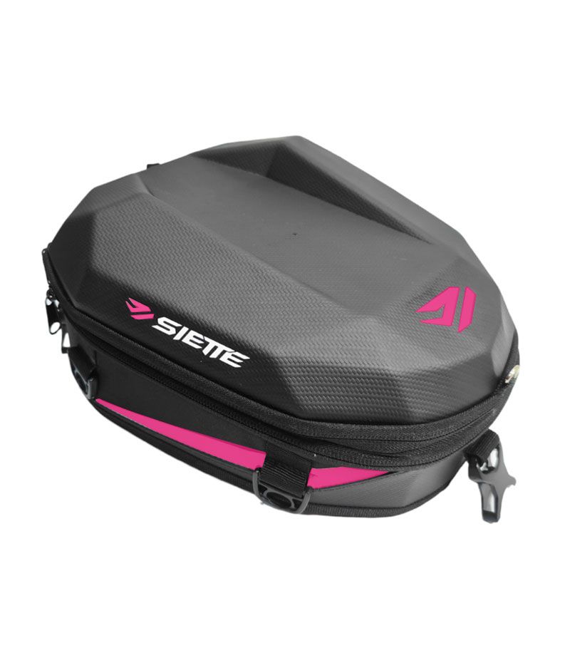 TANK BAG SIETTE PARA MOTO // ROSA