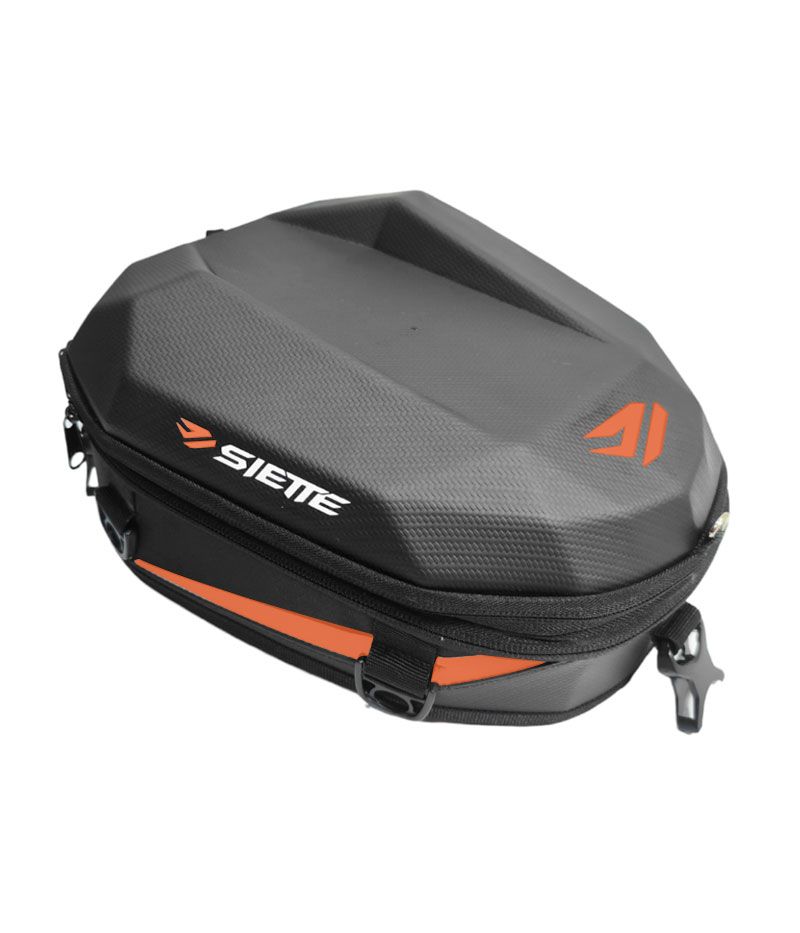 TANK BAG SIETTE PARA MOTO // NARANJA