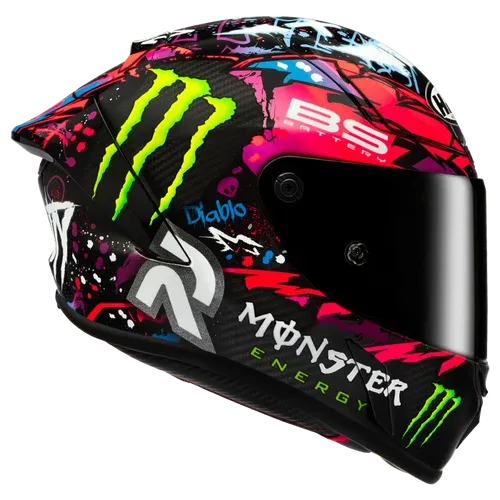 CASCO HJC RPHA 1 V2 CARBON FUNKY DIABLO