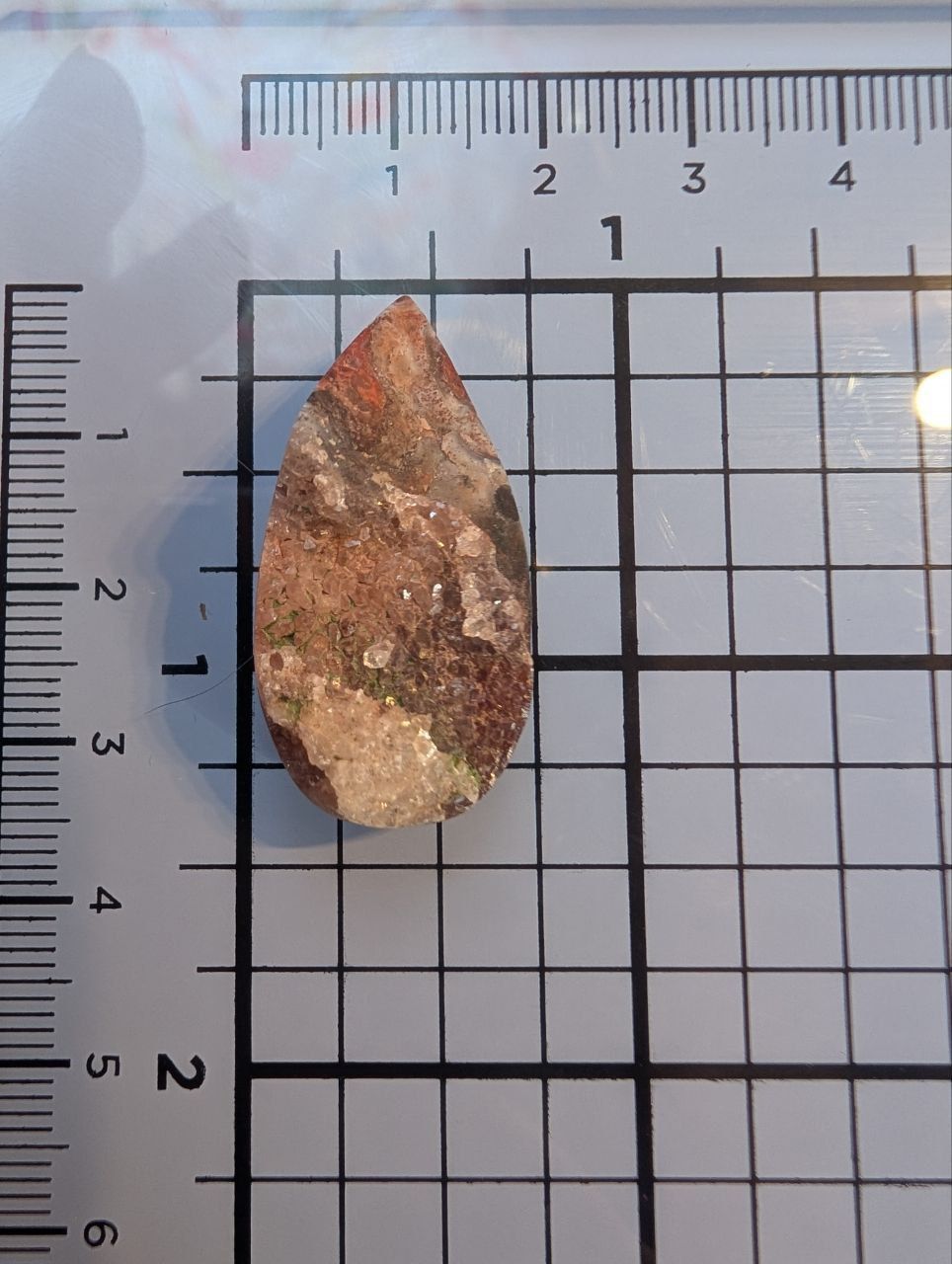 Cabochon - Agate crazy lace DRUZY