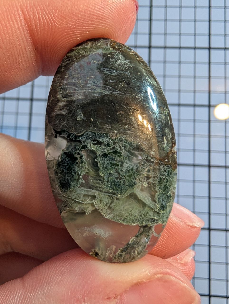 Cabochon - Agate mousse