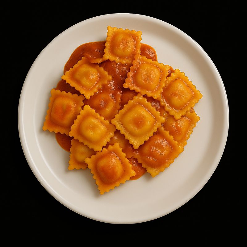 RAVIOLI DI CARNE AL RAGU'