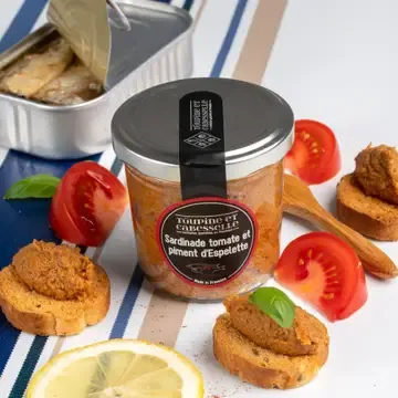 Sardinade tomate et piment d&#39;Espelette - 90g